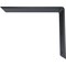 Ekena Millwork Countertop Support Steel Heavy Duty Bracket, Powder Coated Black 2 1/2"W x 10"D x 8"H BKTM02X10X08CSPBL - alternate 9